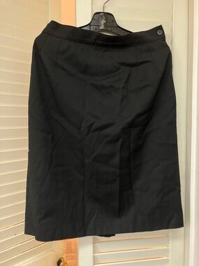 Yves Saint Laurent Black Pencil Skirt